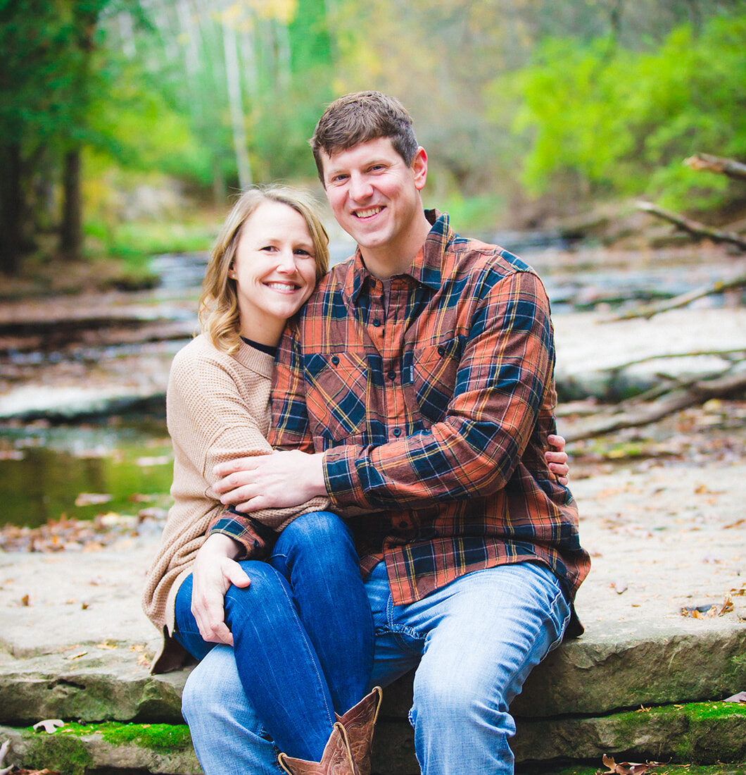 Picture of 2023 Grantee couple in the woods